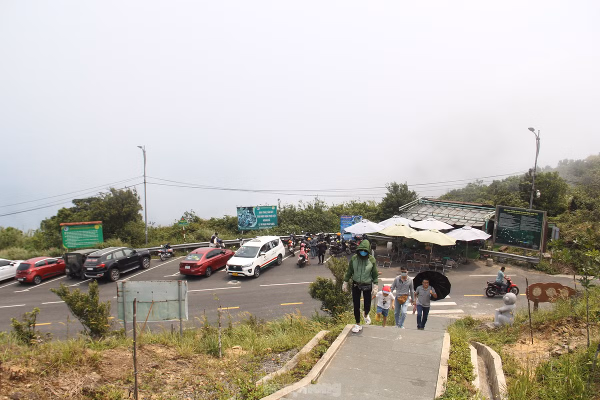 Du khach keo nhau len dinh Ban Co ngam Da Nang-Hinh-19