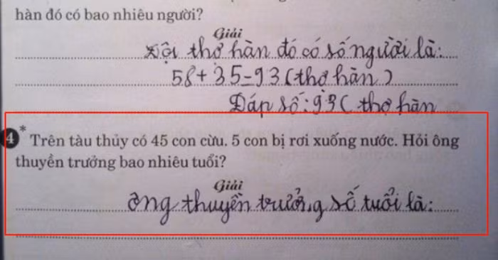 Bai toan de con vat doan tuoi nguoi, IQ vo cuc cung bo tay