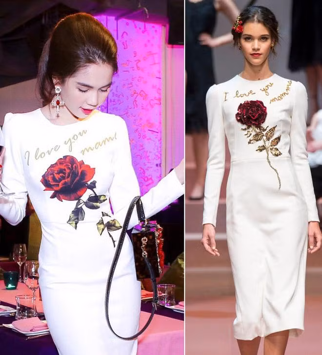 Không chỉ vướng nghi án dùng túi fake, Ngọc Trinh còn từng "làm nhái" lại rất nhiều những thiết kế đến từ các nhà mốt lừng danh như Gucci, Dolce &amp; Gabbana...