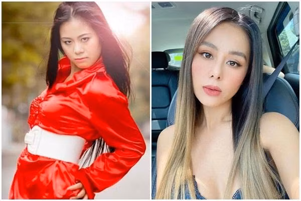 Diễn viên Nam Thư trước và sau khi "dao kéo" mũi.