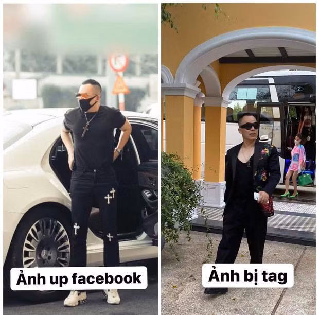 Vũ Khắc Tiệp trông xuề xòa hơn rất nhiều so với ảnh anh đăng tải lên MXH. Đôi chân dài tít tắp trong ảnh tự đăng khác hẳn so với anh Tiệp trong góc máy người qua đường. Diện mạo cũng giảm đi vài "chân kính".