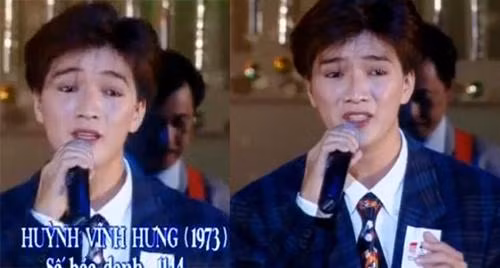 Một Đàm Vĩnh Hưng tóc hai mái thư sinh của những năm 90...
