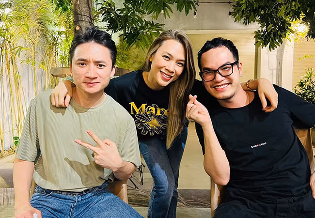 Khắc Hưng vui mừng hội ngộ đàn chị Mỹ Tâm và Phan Mạnh Quỳnh sau giãn cách.