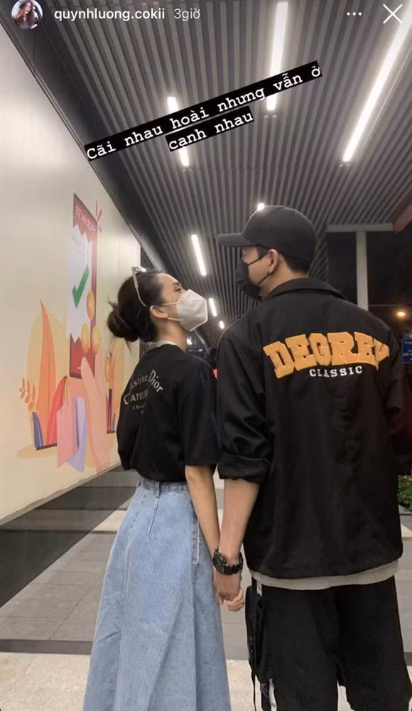 Ngay khi thông tin này được chia sẻ rầm rộ, phía Karik phủ nhận: "Người trong hình hoàn toàn không phải là Karik. Thế nên bên mình không có ý kiến gì về việc này". Trong khi đó, phía Quỳnh Lương chỉ trả lời ngắn gọn: "Mình đâu thấy giống đâu". Tuy nhiên, thông tin về Quỳnh Lương cũng được khán giả tìm kiếm gắt gao.