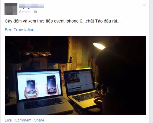 Tín đồ của Iphone 6 sục sôi vì sự kiện ra mắt.