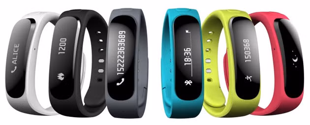 Sau khá nhiều mong đợi, smartwatch đầu tiên mang nhãn hiệu Huawei đã ra mắt tại MWC 2014. TalkBand B1 có màn hình OLED 1,7” có thể uốn cong, hỗ trợ kết nối NFC và có khả năng đồng bộ với cả Android (bản 2.3 Gingerbread trở lên) lẫn iOS (bản 5.0 trở lên). Với thỏi pin 90mAh bên trong, sản phẩm cho phép thời gian hoạt động kéo dài tới 6 ngày liên tục. Sản phẩm này cũng có khả năng theo dõi sức khỏe đi kèm chức năng nghe gọi.