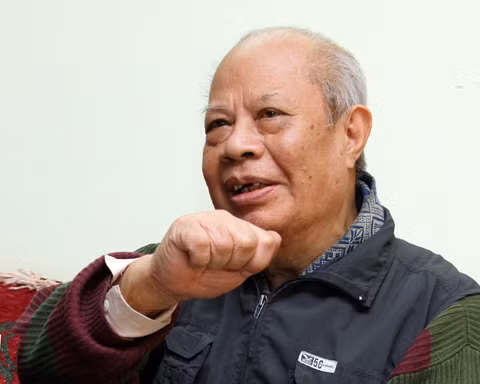 Ông Đặng Quốc Bảo, nguyên Ủy viên Trung ương Đảng, Trưởng ban Khoa giáo Trung ương.