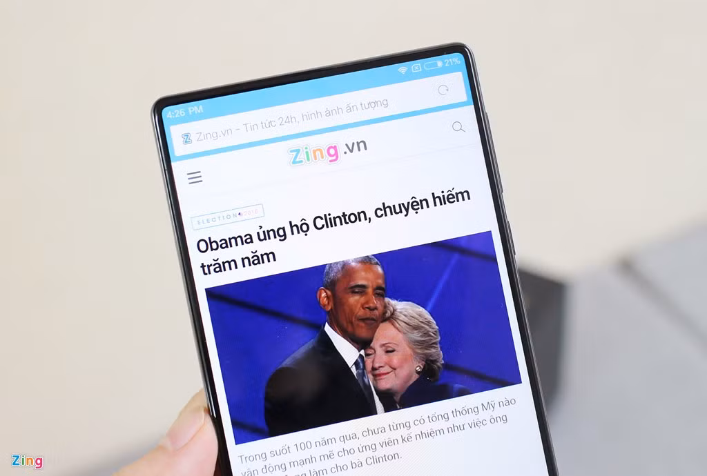 Có thể, thiết kế không viền của Mi Mix sẽ là xu hướng chủ đạo của smartphone cao cấp trong năm 2017.