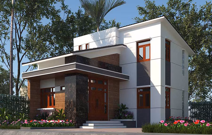 5 mẫu nhà ống 2 tầng nông thôn 400 triệu hiện đại nhất hiện nay - Hình 4 5 mau nha ong 2 tang nong thon 400 trieu hien dai nhat hien nay-Hinh-4