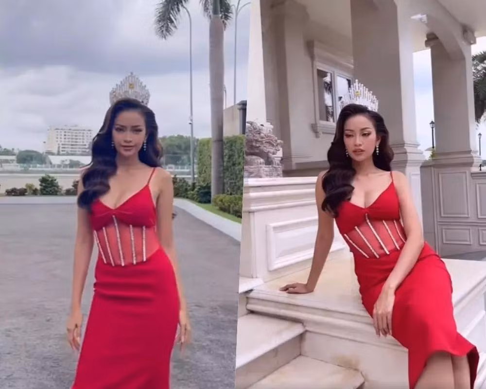 Hoa hau Ngoc Chau bi gia, sen sua voi cac thiet ke 'phan chu'-Hinh-9