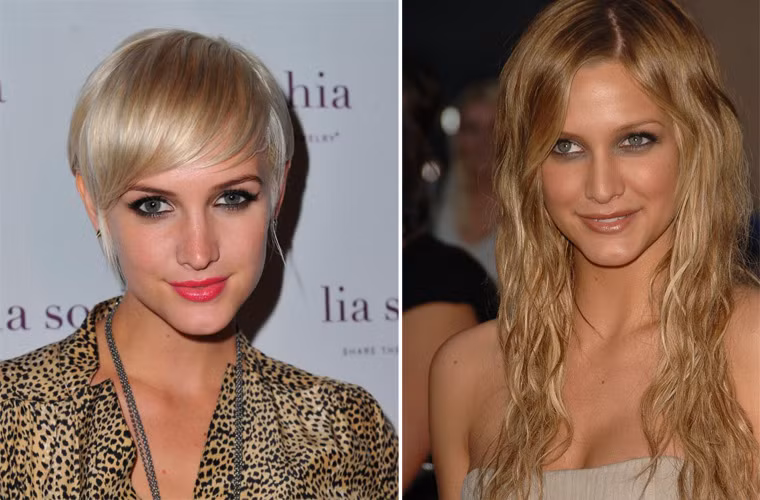 Dù cố gắng trang điểm thật kỹ cửa sổ tâm hồn nhưng Ashlee Simpson vẫn không giấu được nhược điểm mắt to mắt bé.
