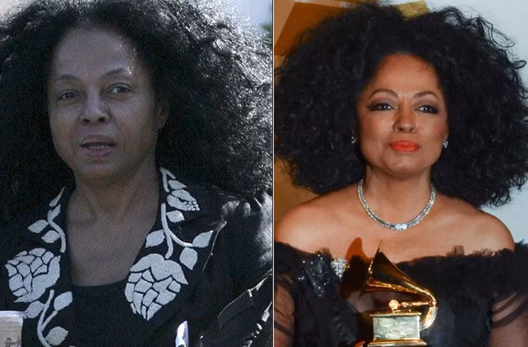 Nữ danh ca Diana Ross phải viện tới rất nhiều lớp son phấn trang điểm mới cưỡng lại tuổi 70 mỗi khi xuất hiện trên sân khấu.