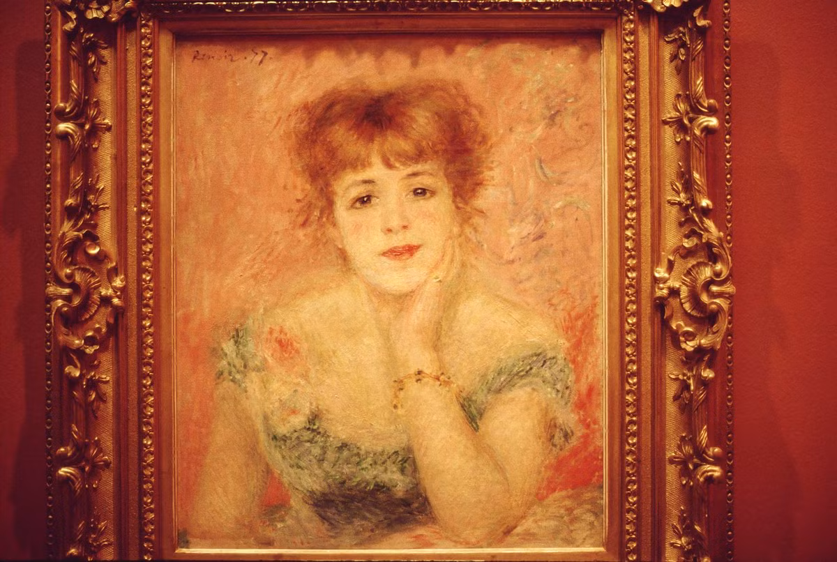Bức tranh của danh họa Renoir ở Bảo tàng Pushkin.