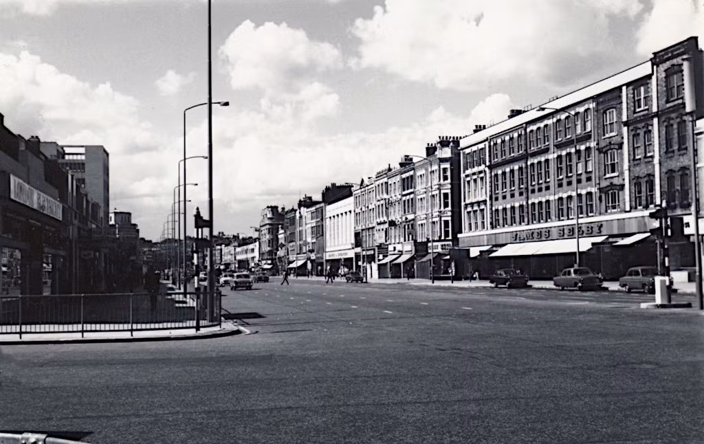 Đường Holloway thập niên 1960.