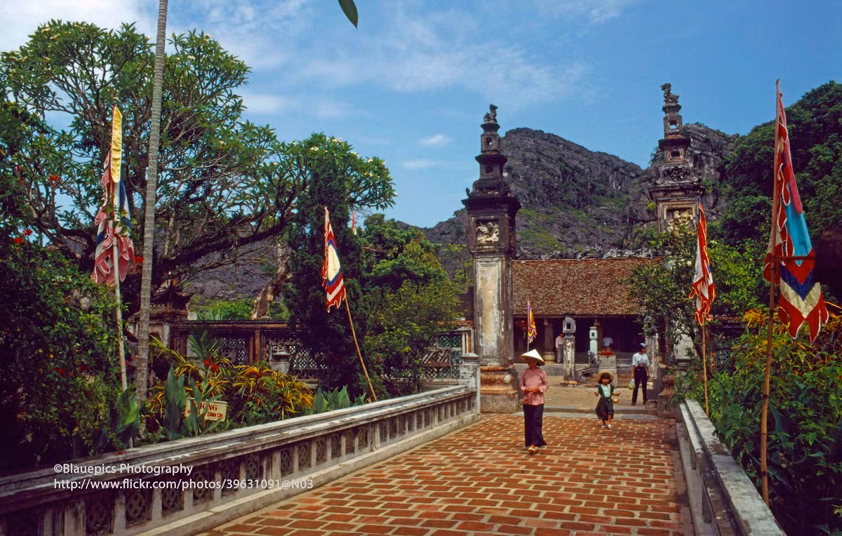 Đền thờ vua Đinh Tiên Hoàng ở Cố đô Hoa Lư.