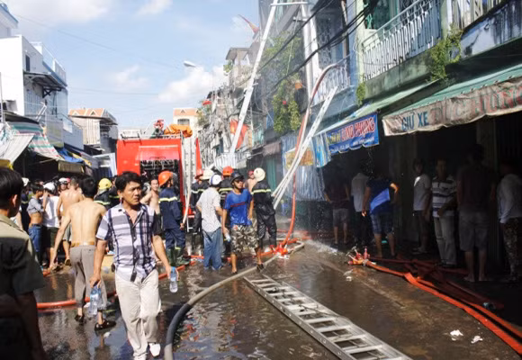 Hiện trường vụ cháy