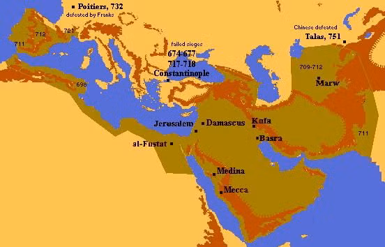 Từ một dân tộc kiểu bộ lạc, người Ả Rập dưới triều đại của các Caliphate đã đẩy lùi đế chế Byzantine và lật đổ đế chế Sassanid Ba Tư – hai đế chế có dân số và nguồn lực áp đảo. Trong 100 năm, đế chế Ả Rập đã đạt quy mô lớn gấp vài lần đế chế La Mã ở giai đoạn đỉnh cao.