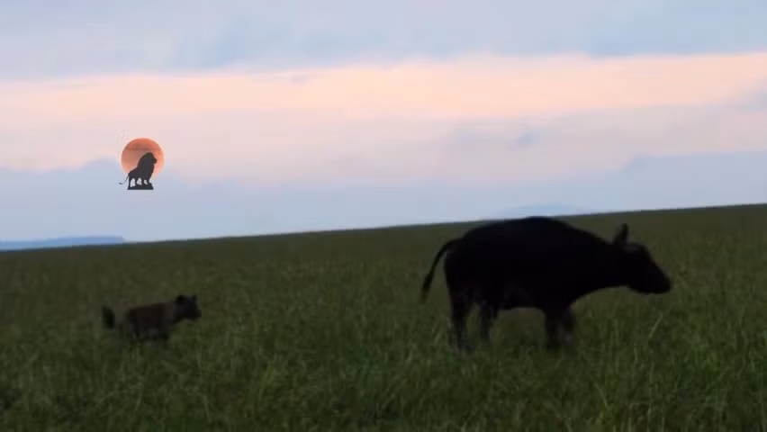 Video: Kich tinh trau me doi dau linh cau, bao ve con