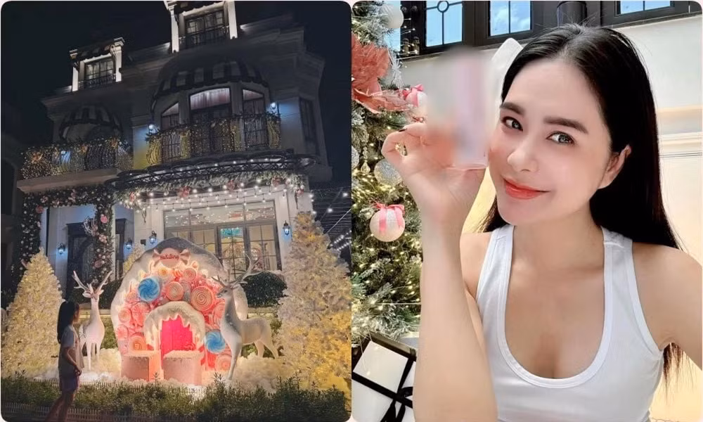 MC chân dài 1,1m cùng dàn sao Việt tưng bừng đón Giáng sinh ảnh 4