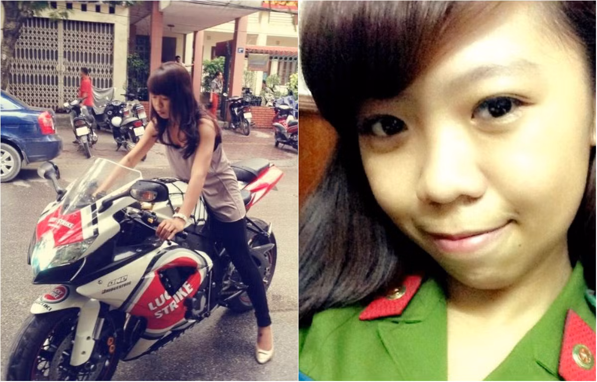 Nữ công an với xe phân khối lớn gây sốt có tên Trần Minh Ngọc, quê Hải Phòng, hiện đang công tác trong ngành Công an tại Hà Nội. Minh Ngọc có sở thích và niềm đam mê với xe phân khối lớn và là thành viên khá nổi trong câu lạc bộ yêu thích dòng xe này.