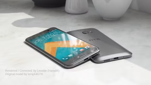 Thiết kế của HTC 10 là sự pha trộn giữa One A9 và One M9, tích hợp cổng USB chuẩn Type C.