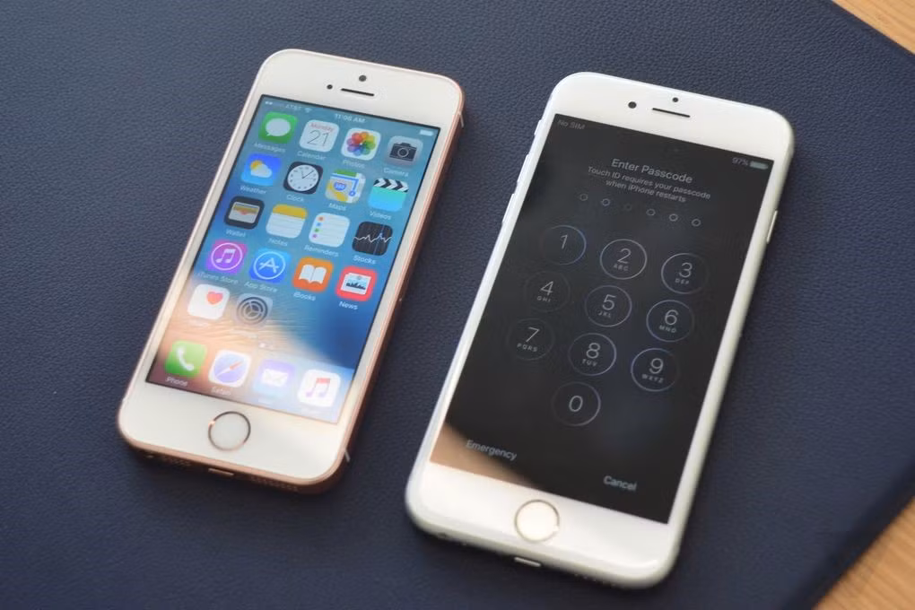 Máy nhỏ hơn đáng kể so với iPhone 6.