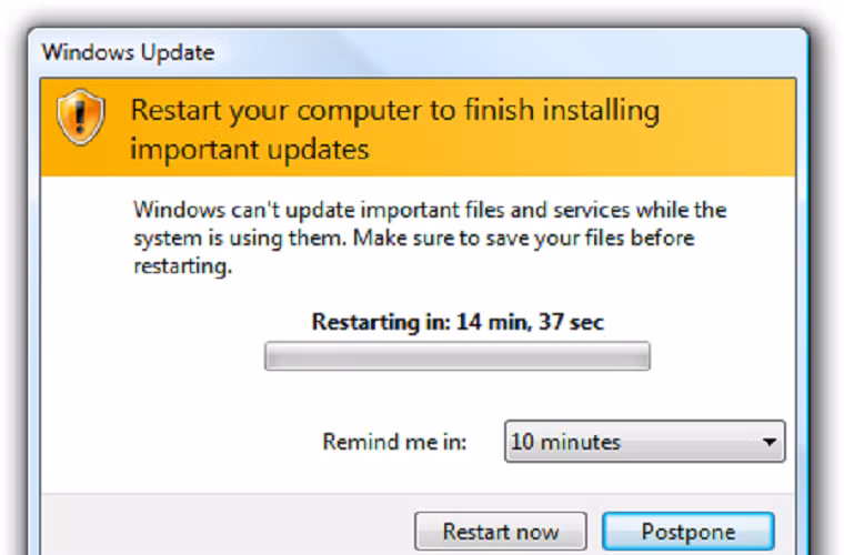 Quy trình update các tính năng hay phần mềm trên Windows được cho là rất mất thời gian khi yêu cầu người dùng phải khởi động lại máy. Phần thừa thãi này sẽ sớm bị loại bỏ ngay trong những năm tới.