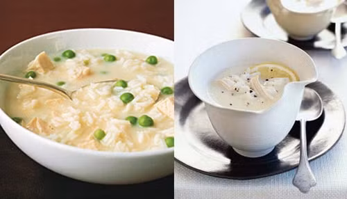 Súp avgolemono.