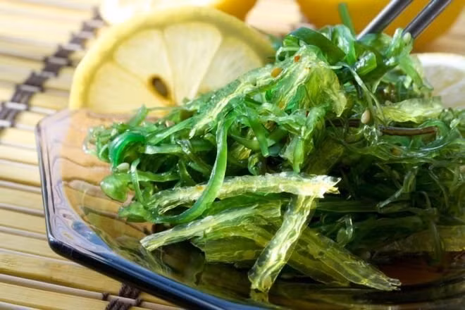 Rong biển có chứa nhiều vitamin A, vitamin nhóm B...