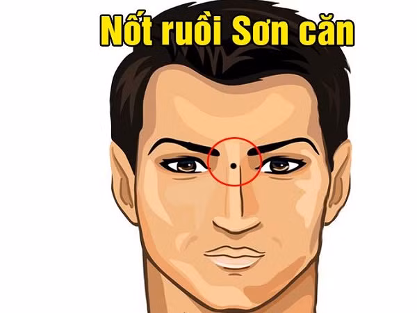 Sơn căn có nốt ruồi. Nốt ruồi ở vị trí này biểu thị tình cảm của chủ nhân với chồng không tốt, dễ có nguy cơ đổ vỡ hôn nhân. Đồng thời, khu vực sơn căn con thể hiện mối quan hệ của chủ nhân với người xung quanh, anh em bạn bè không được tốt nên khi khó khăn không có người giúp đỡ.