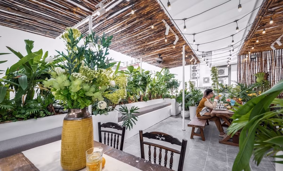 Khu vuon resort, phong tam 