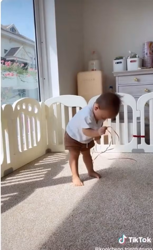 Leon nhà Hà Hồ trổ tài múa lụa rất dẻo dai khiến cả nhà cười ra nước mắt - Hình 3 Leon nha Ha Ho tro tai mua lua rat deo dai khien ca nha cuoi ra nuoc mat-Hinh-3