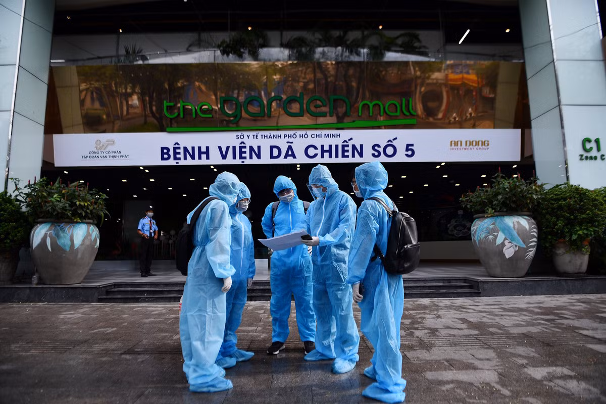 Cac benh vien da chien tai TP.HCM lan luot ngung hoat dong