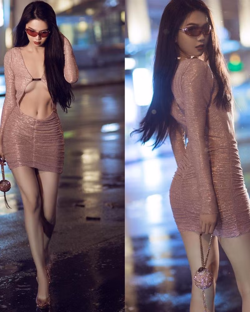 Ngoc Trinh o ep vong 1 xap xe, bet di nhu banh day-Hinh-3