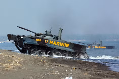 Đổ bộ tấn công từ biển là chức năng chính của BMP-3F.