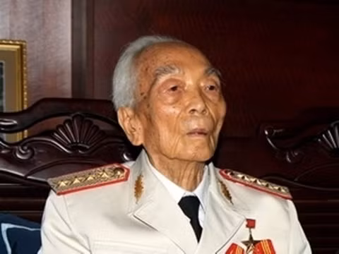 Đại tướng Võ Nguyên Giáp. (Ảnh: TTXVN)