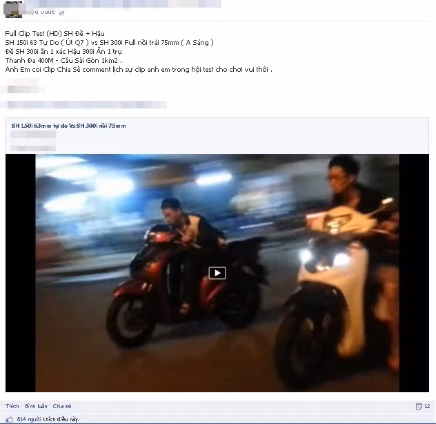 Clip xuất hiện trên một Fanpage của Facebook, đang thu hút sự chú ý của cư dân mạng.