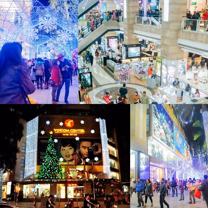Vicom Center (Bà Triệu, Hai Bà Trưng, Hà Nội) là trung tâm thương mại khác thuộc Tập đoàn Vingroup, được bày trí khá đẹp, bao gồm có các shop thời trang, rạp chiếu phim, khu ăn uống... cực kỳ cuốn hút giới trẻ Hà Thành đến vui chơi, mua sắm.