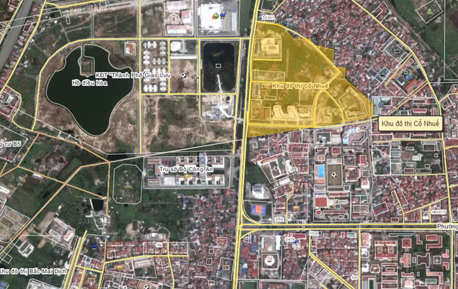 2. Khu đô thị mới Cổ Nhuế: Có vị trí khá thuận lợi nằm ở phía tây trung tâm TP Hà Nội, phía Đông và Đông bắc giáp với khu dân cư xã Cổ Nhuế, phía Tây sát cạnh đường Phạm Văn Đồng (tuyến đường cao tốc Thăng long đi Nội Bài). Bao quanh khu ĐTM Cổ Nhuế là 3 tuyến đường lớn Phạm văn Đồng, Hoàng Quốc Việt và đường 69.