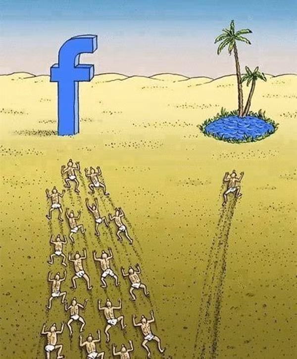 Sức cuốn hút của Facebook.