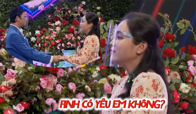 Sau khi nắm tay trao cảm xúc và nói những câu thơ kèm lời hát ngọt ngào, cặp đôi đã bấm nút nhanh như chớp trong niềm vui của ông bà mối.