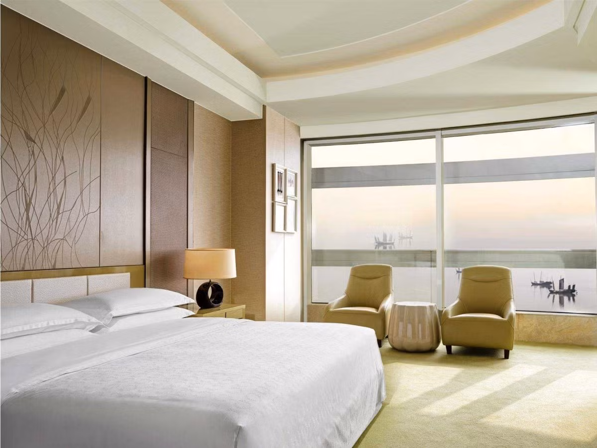 Sheraton Huzhou Hot Spring Resort sẽ có 321 phòng, trong đó có 44 phòng hạng sang và 39 biệt thự.