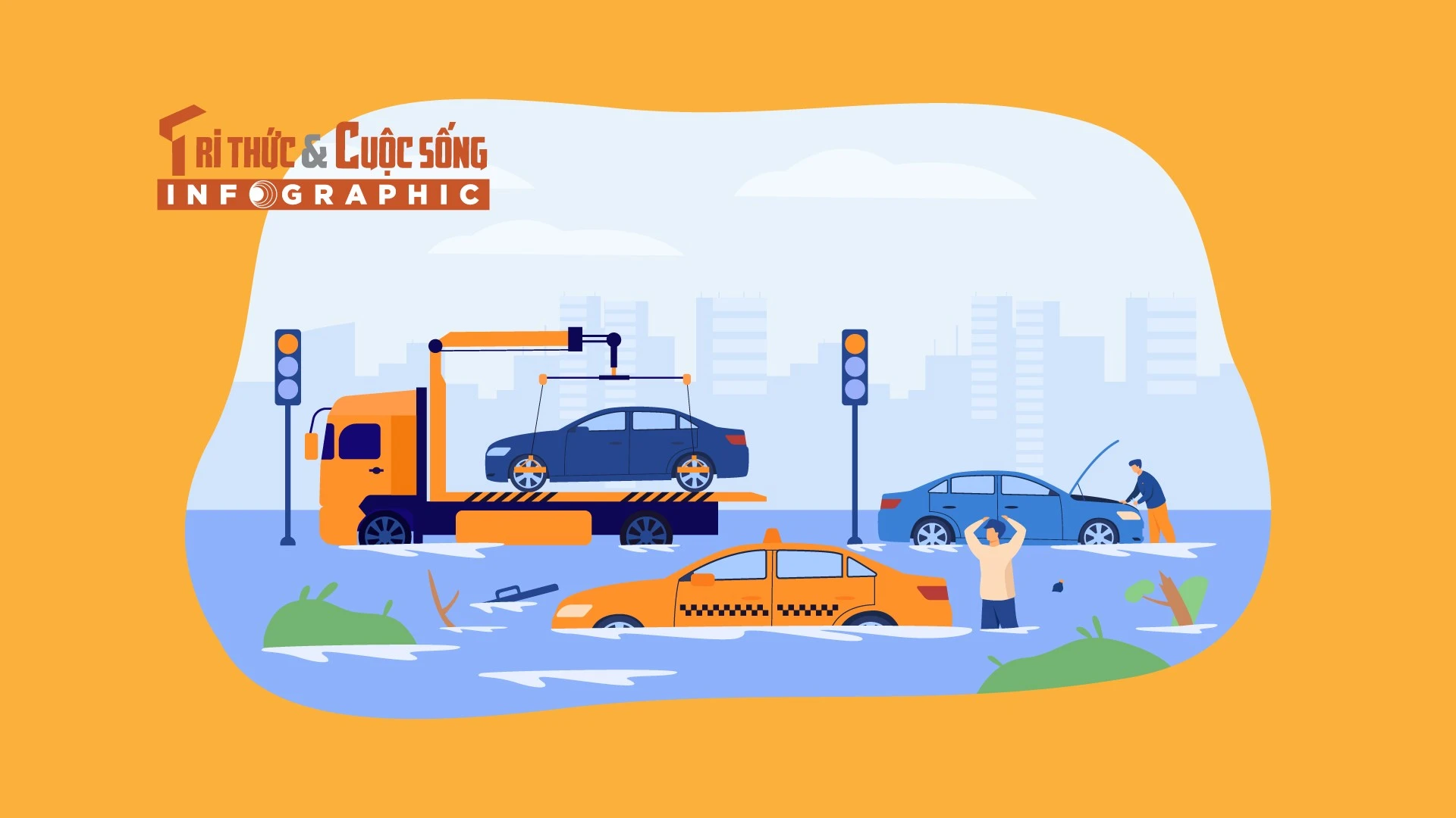 [INFOGRAPHIC] 10 dự án chống ngập khẩn cấp ở Hà Nội