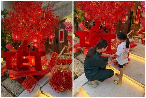 Cận cảnh biệt thự trăm tỷ đón Tết của Cường Đô La - Đàm Thu Trang 