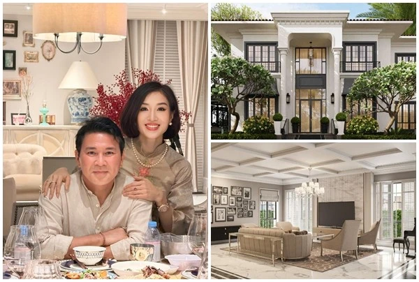 Bên trong biệt thự 600m2 của Hoa khôi Thu Hương và chồng doanh nhân 