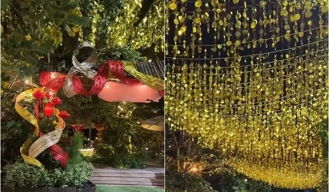Bên trong cơ ngơi 50.000m2 của Vân Trang lung linh đón Tết 