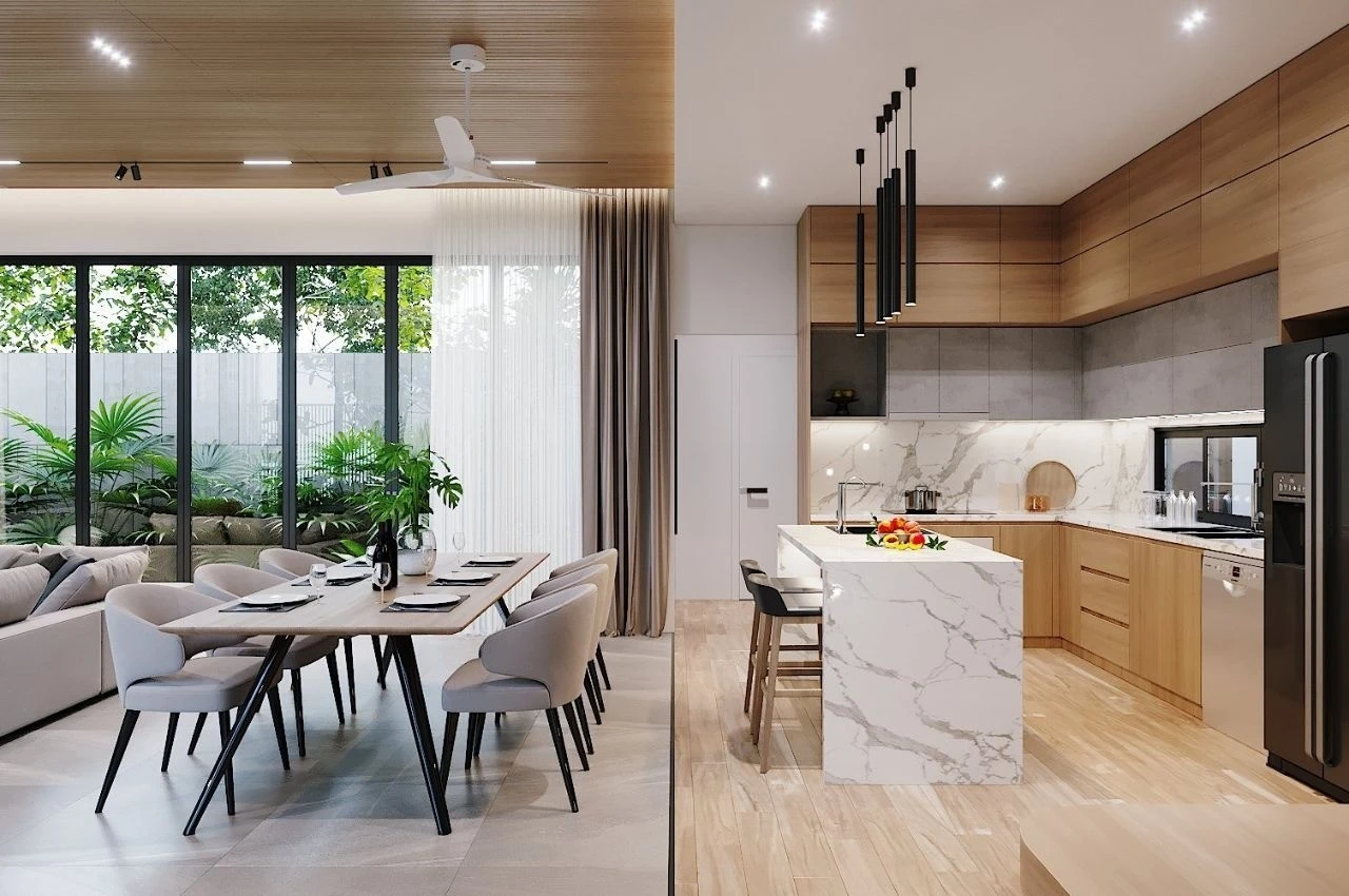 6 xu hướng thiết kế nội thất nhà bếp lên ngôi 2026 