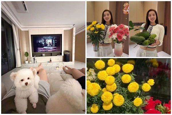 Cận cảnh cơ ngơi mới đầy phong cách của Hoa hậu Kỳ Duyên