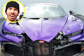 Bugatti Chiron Pur Sport gặp nạn "nát đầu", phí sửa cả chục tỷ đồng