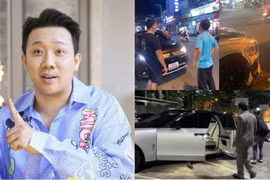 Bentley giá 20 tỷ của Trấn Thành va chạm với Mitsubishi "nát đầu"